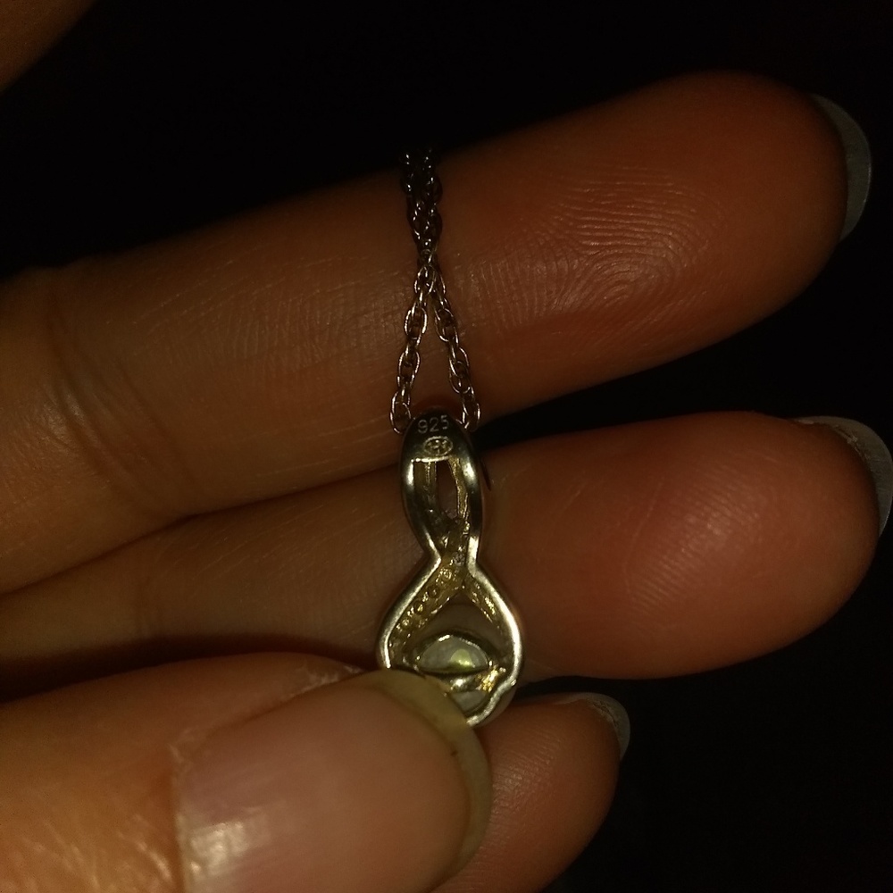 Vintage earrings and Pearl necklace